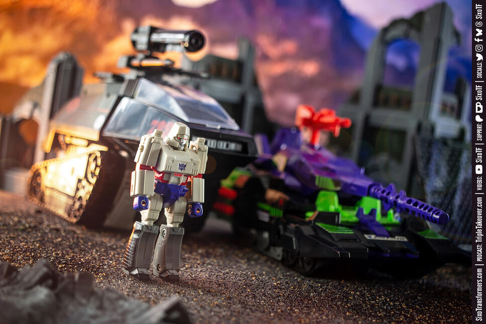Action Master Megatron with G.I. Joe HISS Tank Megatron