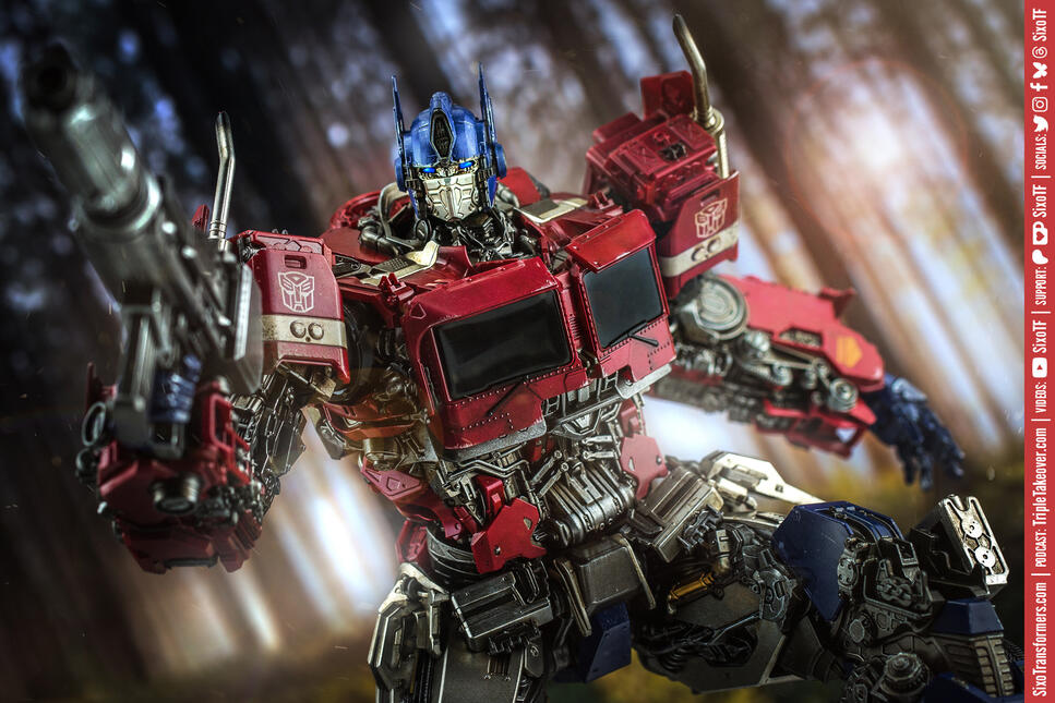 threezero DLX Bumblebee movie Optimus Prime